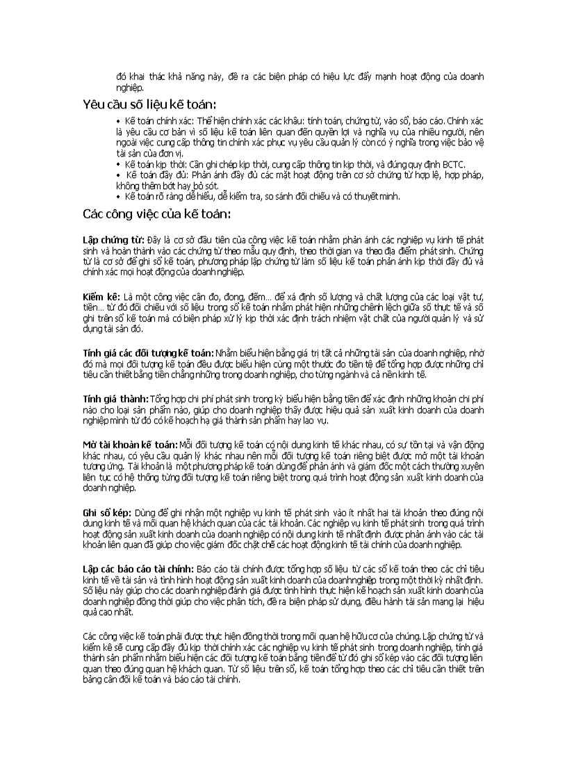 image for page Những vấn đề chung của kế toán