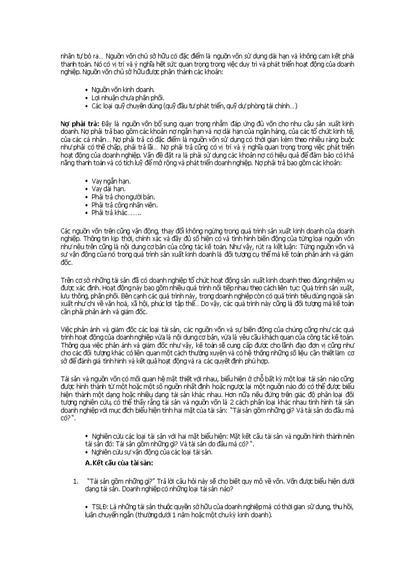 image for page Những vấn đề chung của kế toán