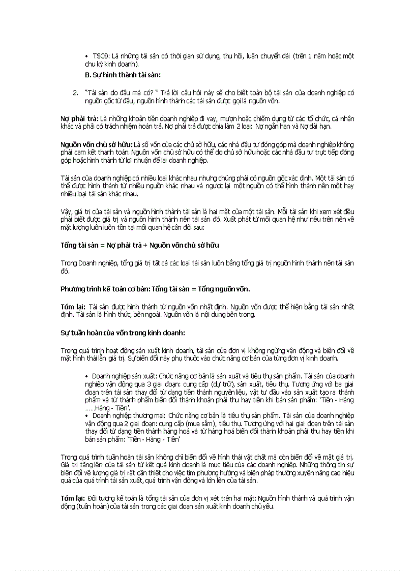 image for page Những vấn đề chung của kế toán