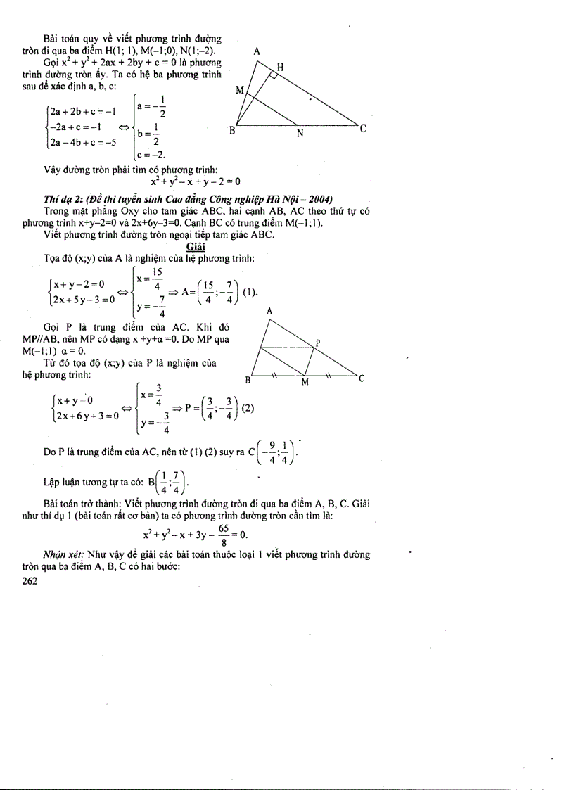 image for page Bài giảng về đường tròn ôn thi đại học