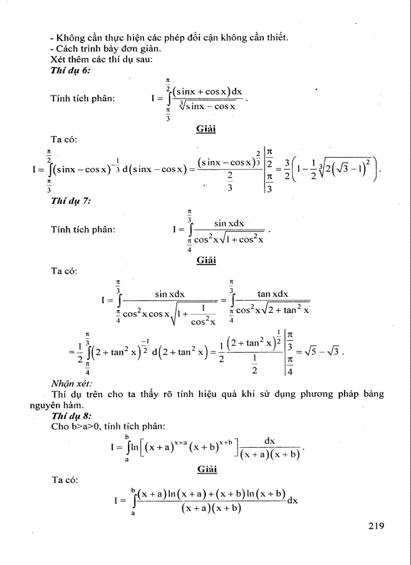 image for page Bài giảng về phép tính tích phân và ứng dụng ôn thi đại học môn toán