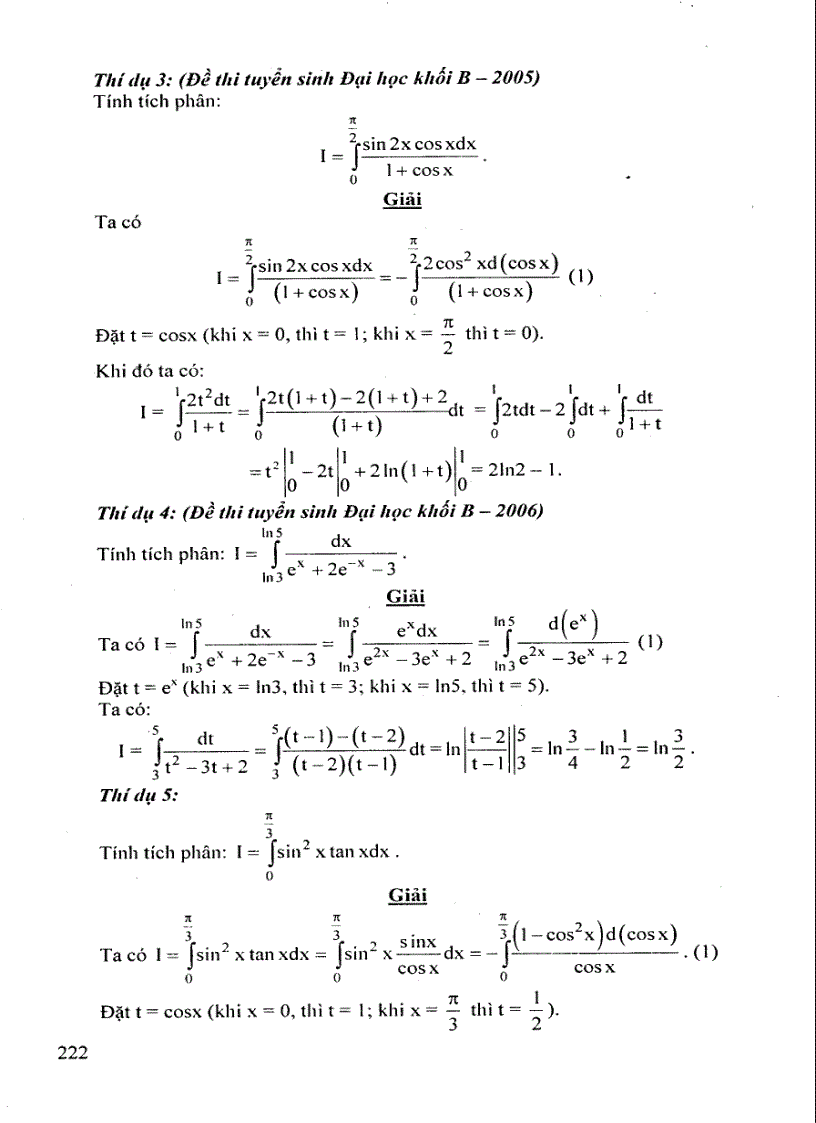 image for page Bài giảng về phép tính tích phân và ứng dụng ôn thi đại học môn toán