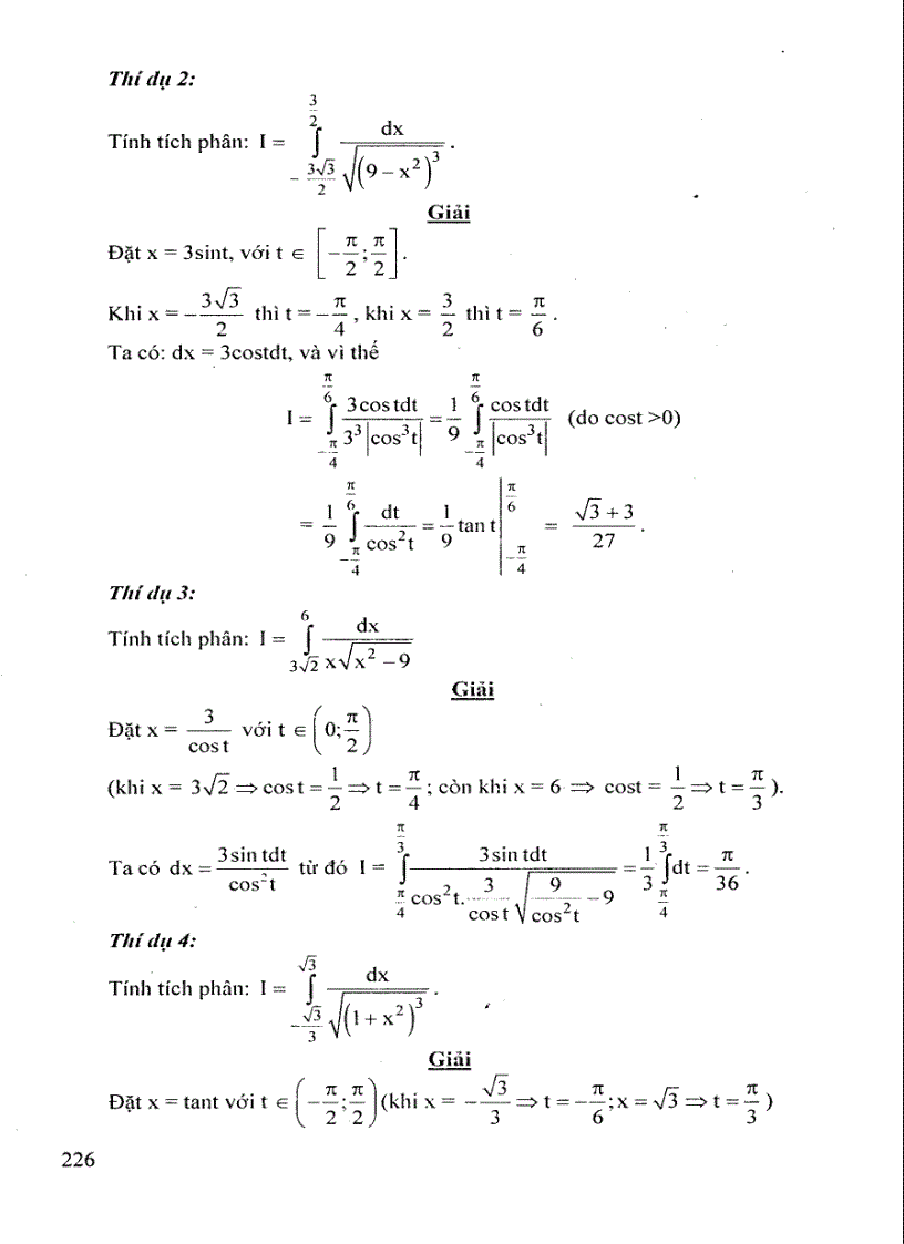 image for page Bài giảng về phép tính tích phân và ứng dụng ôn thi đại học môn toán