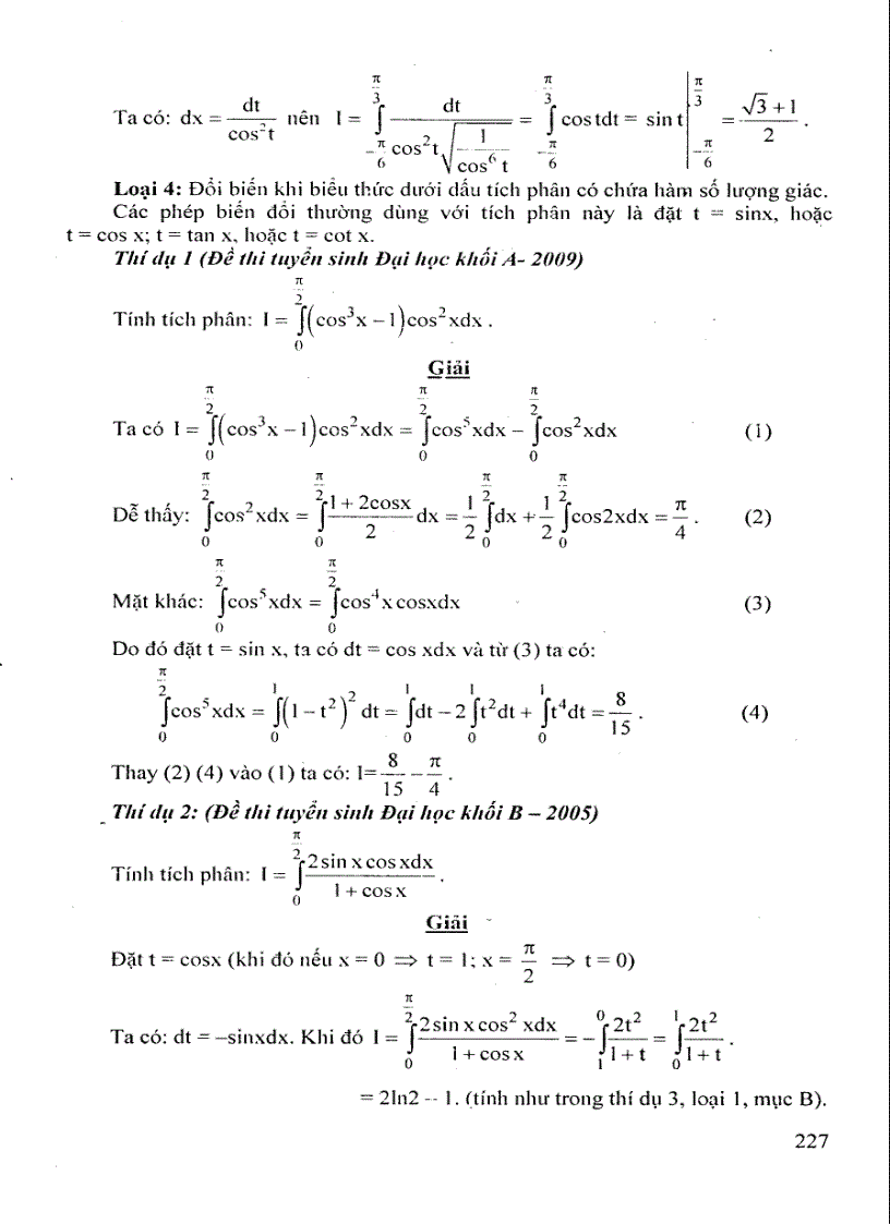 image for page Bài giảng về phép tính tích phân và ứng dụng ôn thi đại học môn toán
