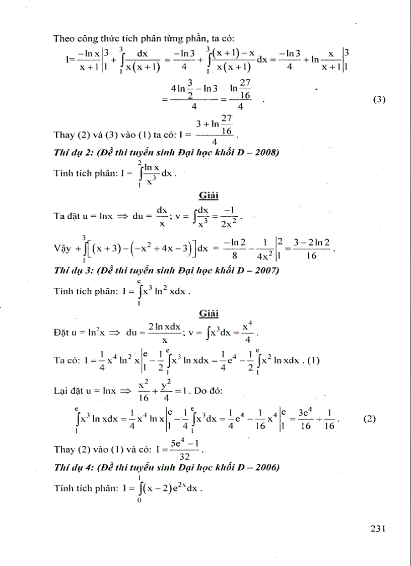 image for page Bài giảng về phép tính tích phân và ứng dụng ôn thi đại học môn toán
