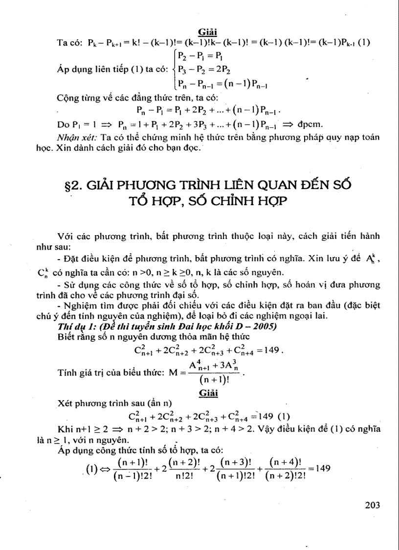 image for page Bài giảng về tổ hợp chỉnh hợp và phép đếm ôn thi đại học môn toán