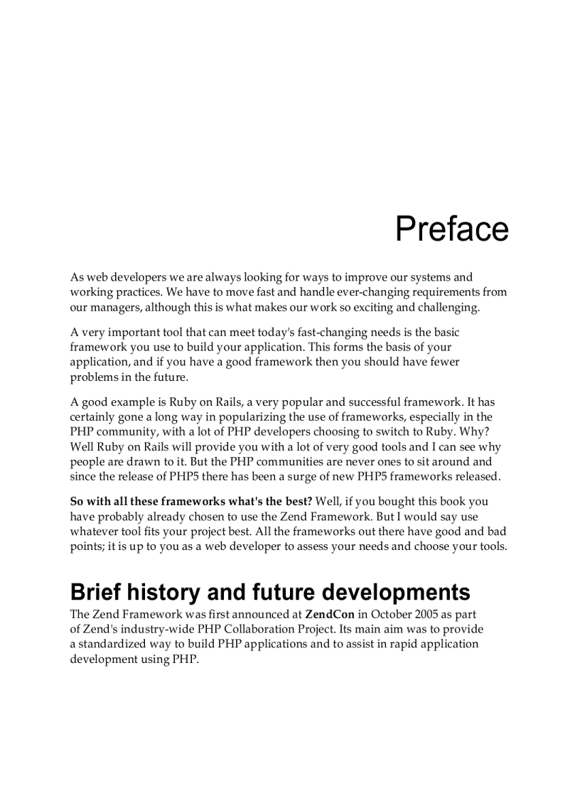 image for page Zend Framework 1 8 Web Application Development