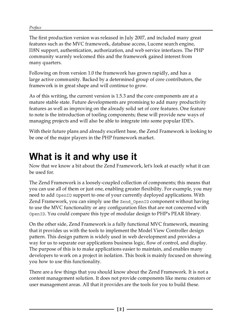 image for page Zend Framework 1 8 Web Application Development