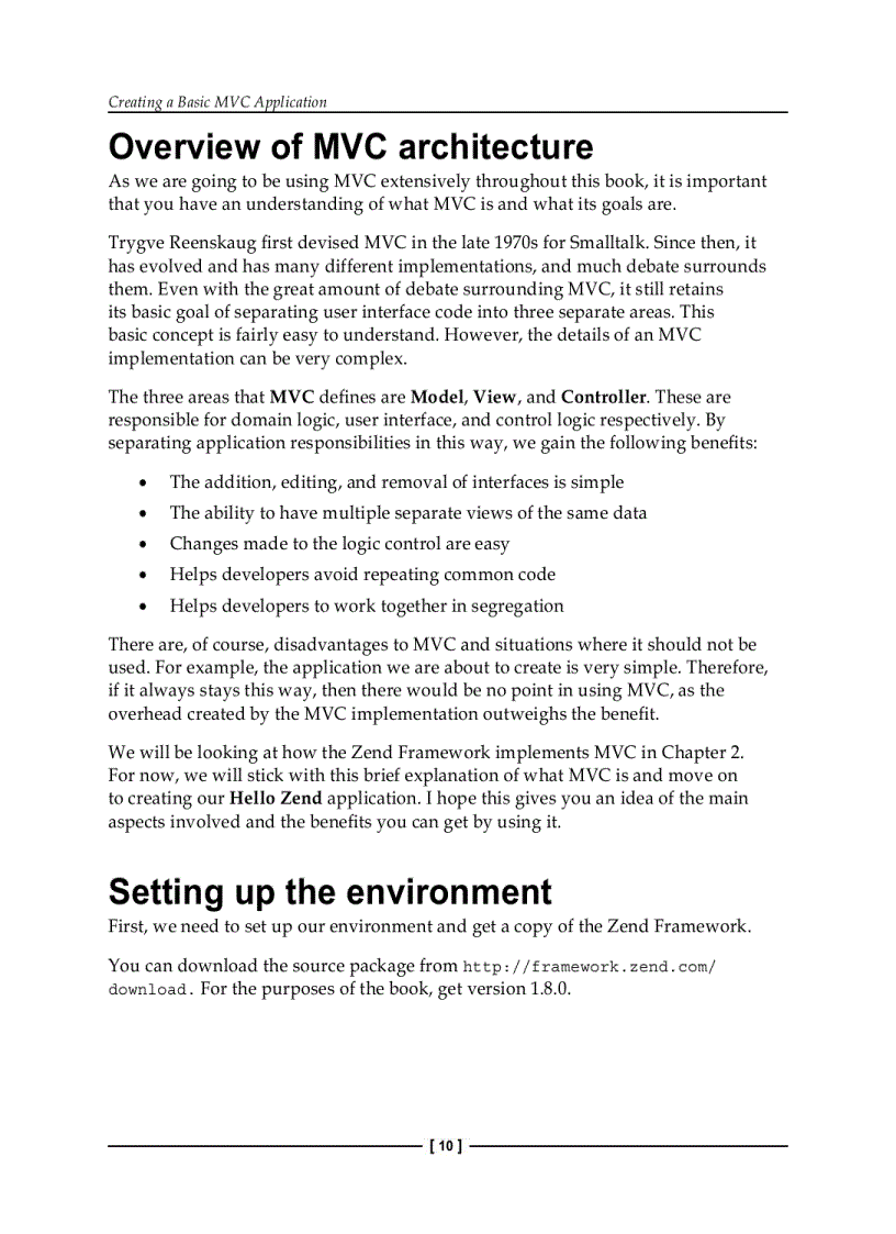 image for page Zend Framework 1 8 Web Application Development