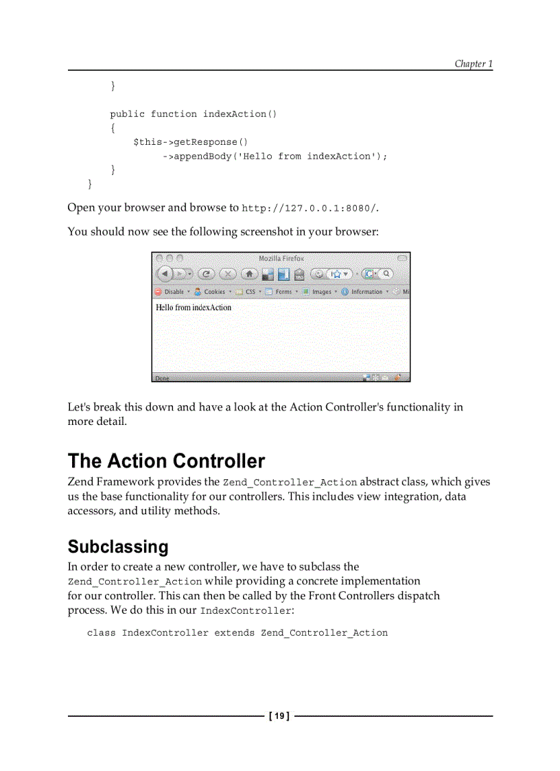 image for page Zend Framework 1 8 Web Application Development