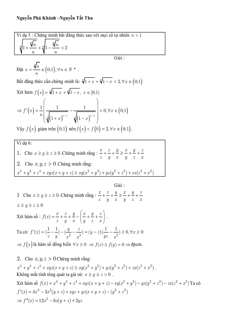 image for page Bài giảng ứng dụng hàm số