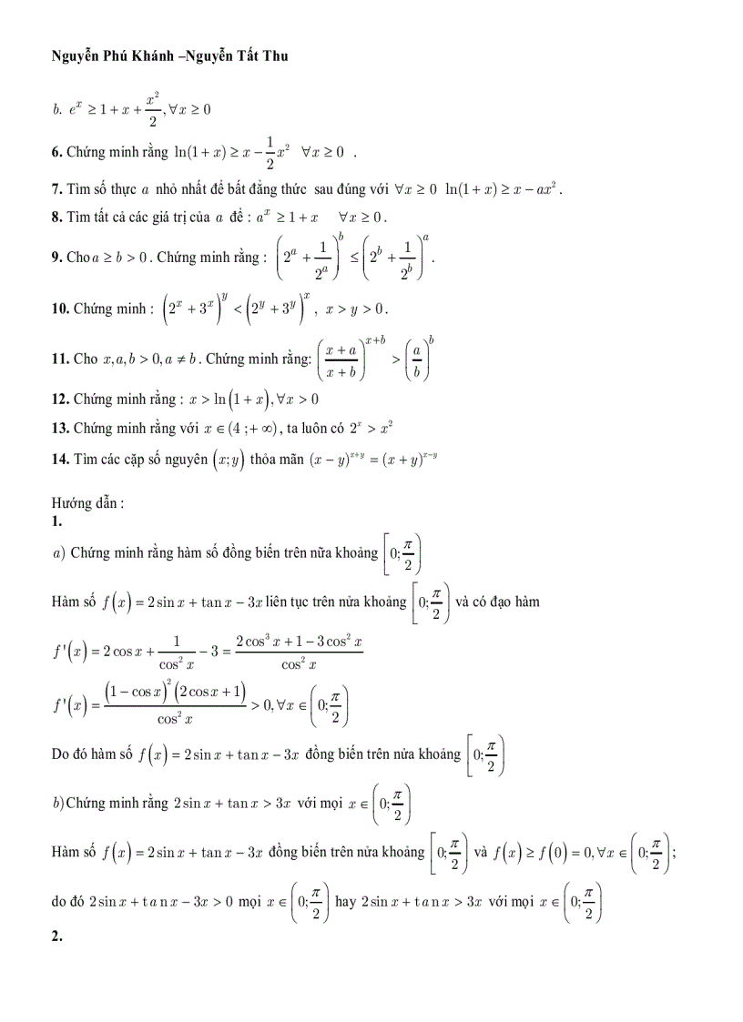 image for page Bài giảng ứng dụng hàm số