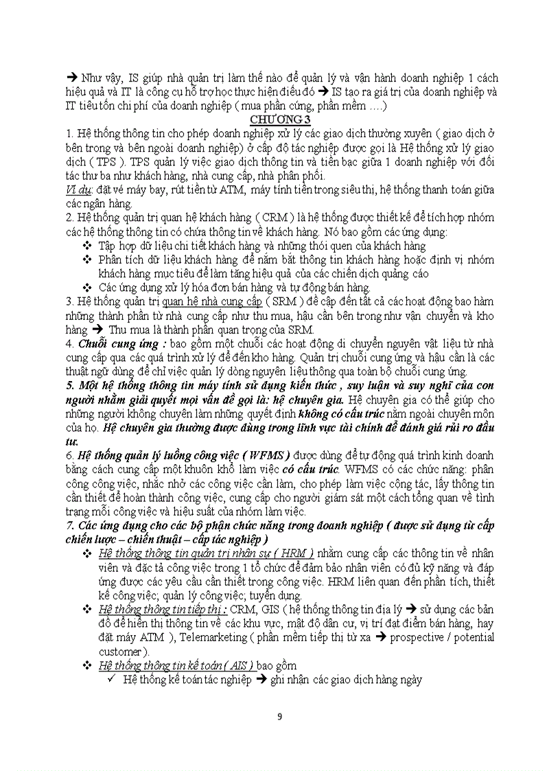 image for page Ôn tập hệ thống thông tin quản trị