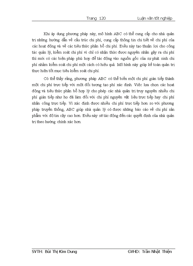 image for page Cơ sở lý luận về hạch toán chi phí sản xuất và tính giá thành sản phẩm theo phương pháp truyền thông và theo phương pháp ABC