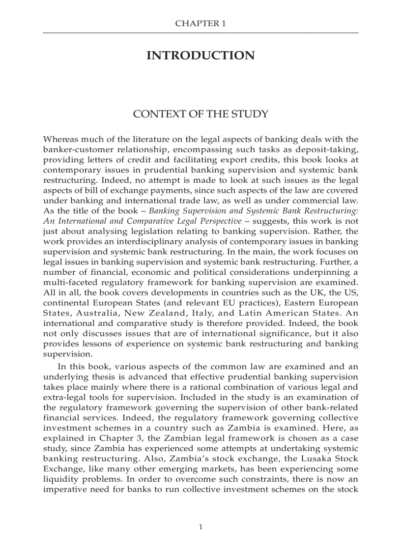 image for page Banking supervision and systemic bank restructuring An international and comparative legal perspective