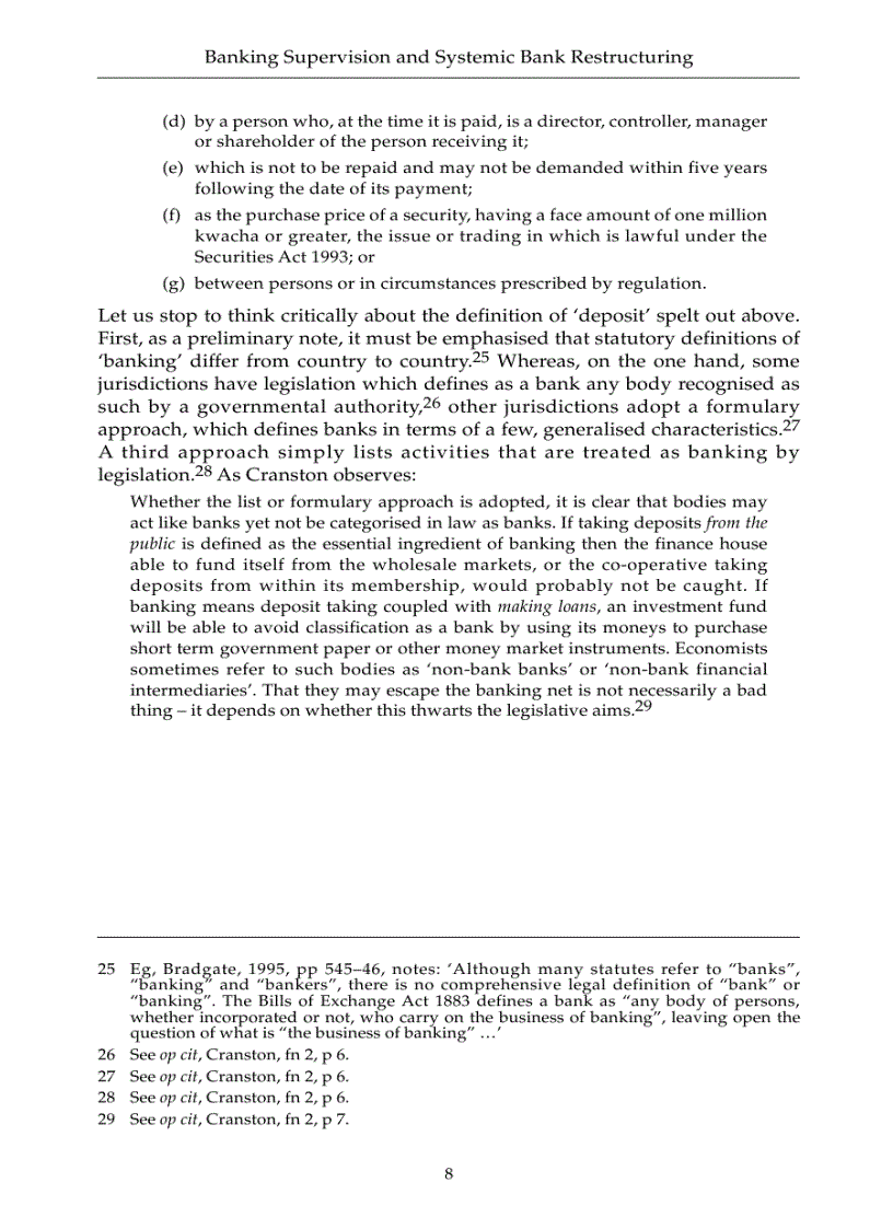 image for page Banking supervision and systemic bank restructuring An international and comparative legal perspective