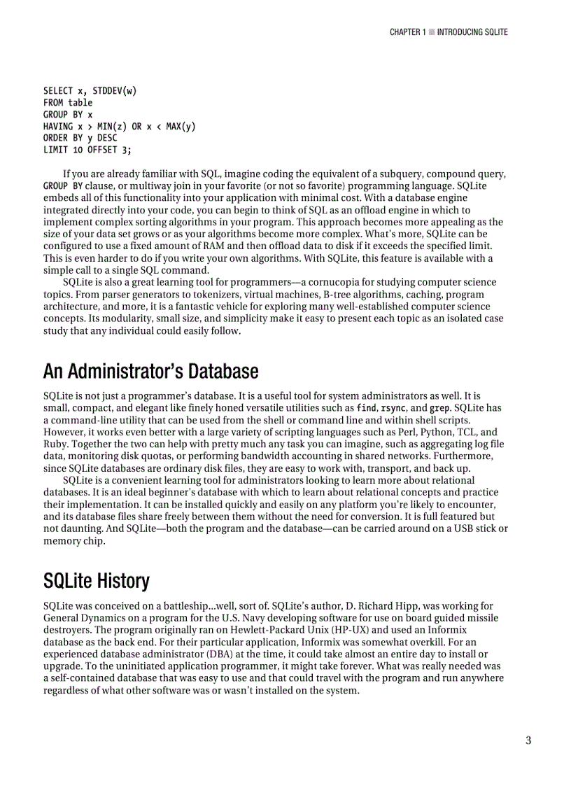 image for page The Definitive Guide to SQLite