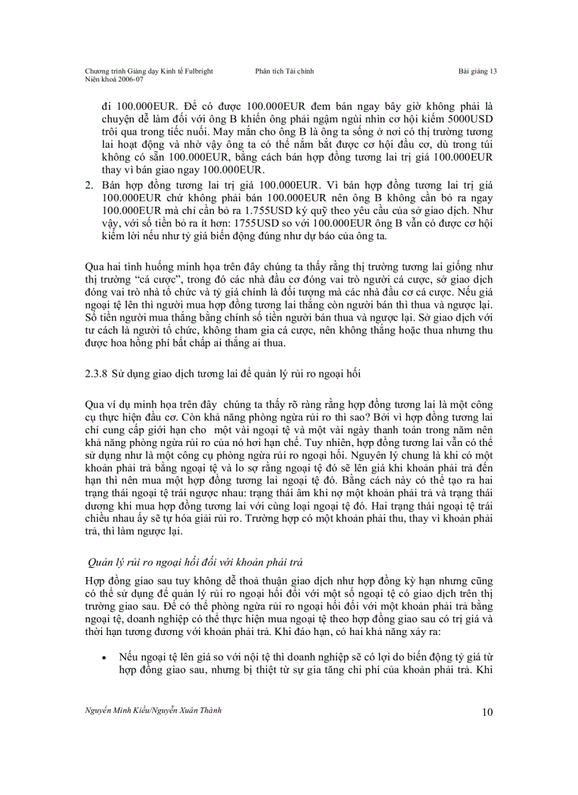 image for page Phân biệt hợp đồng tương lai và hợp đồng hoán đổi