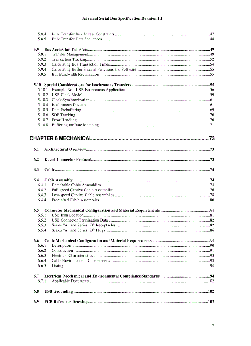 image for page Universal Serial Bus Specification