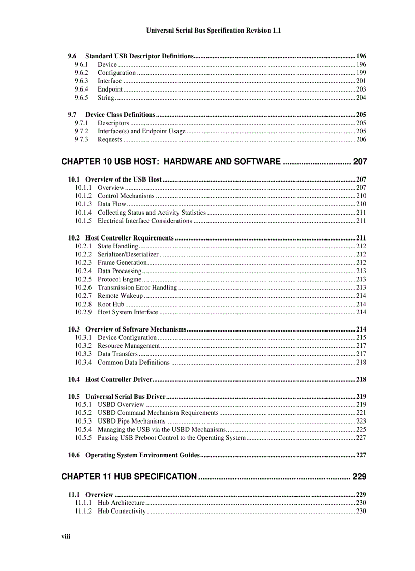 image for page Universal Serial Bus Specification