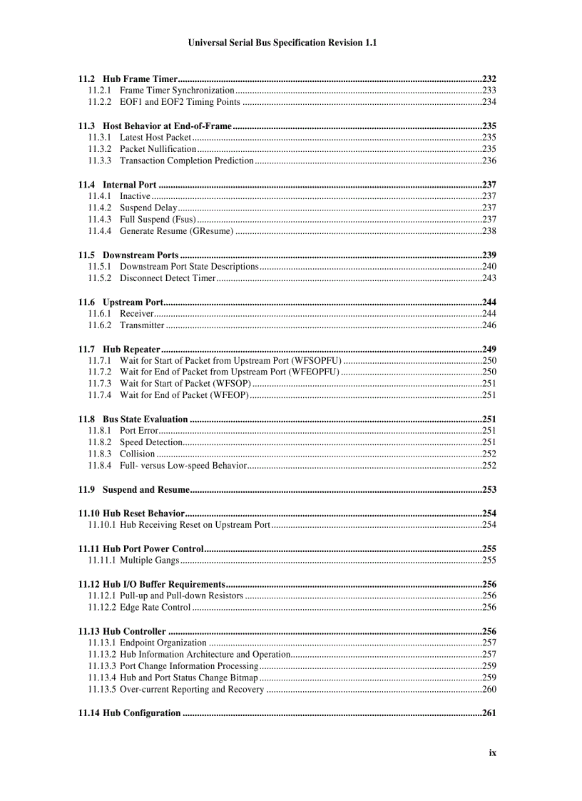 image for page Universal Serial Bus Specification