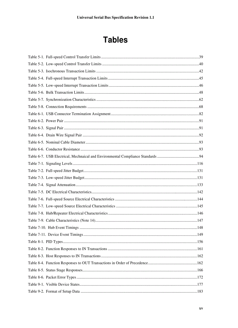 image for page Universal Serial Bus Specification