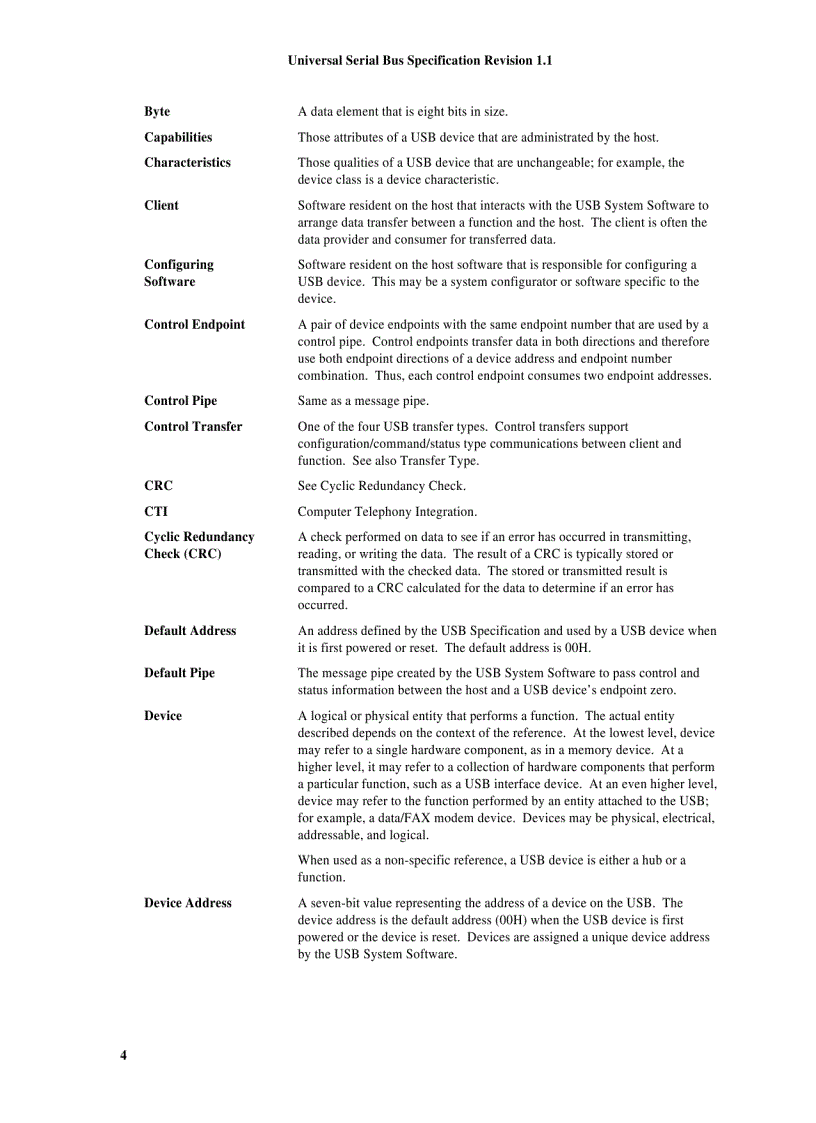 image for page Universal Serial Bus Specification