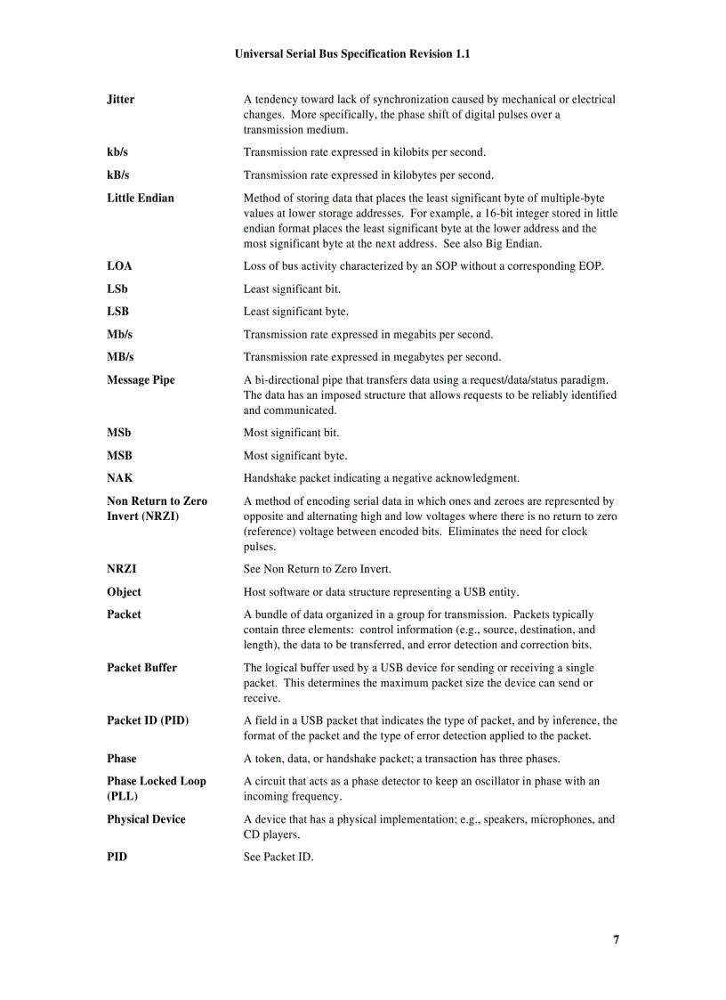 image for page Universal Serial Bus Specification