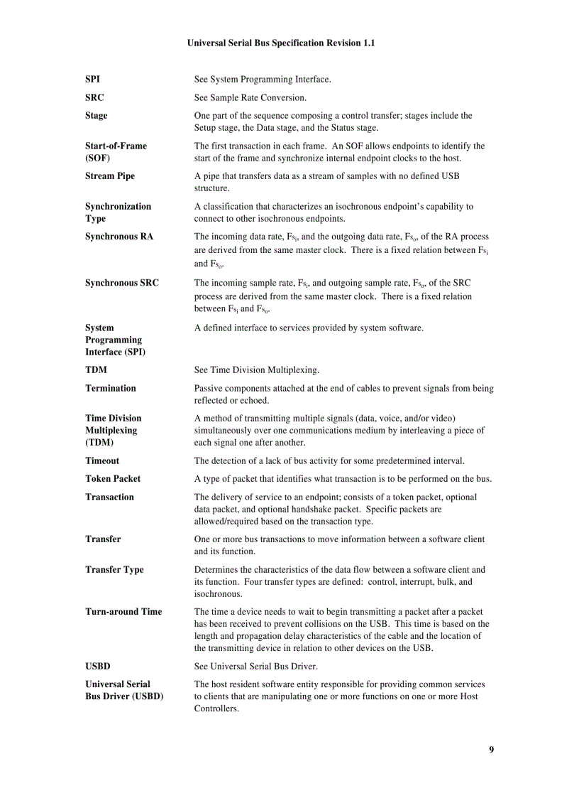 image for page Universal Serial Bus Specification