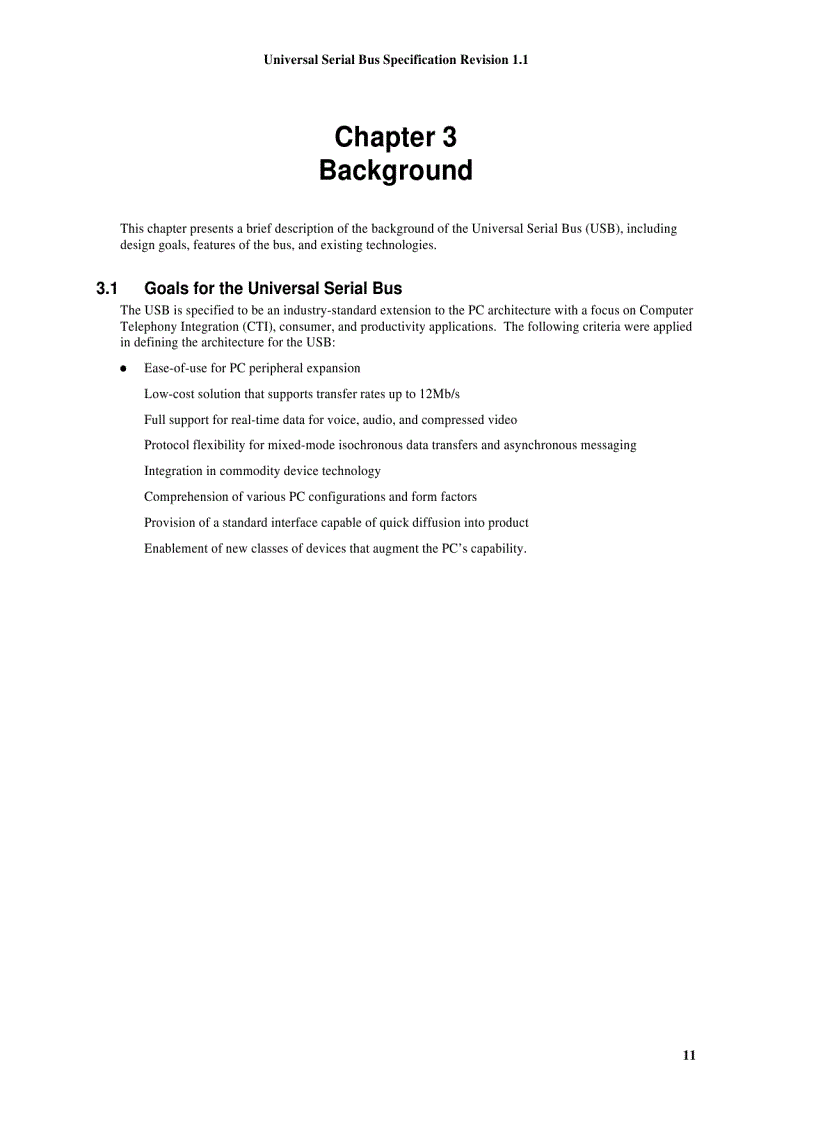 image for page Universal Serial Bus Specification