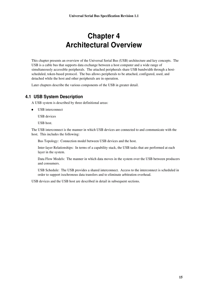 image for page Universal Serial Bus Specification