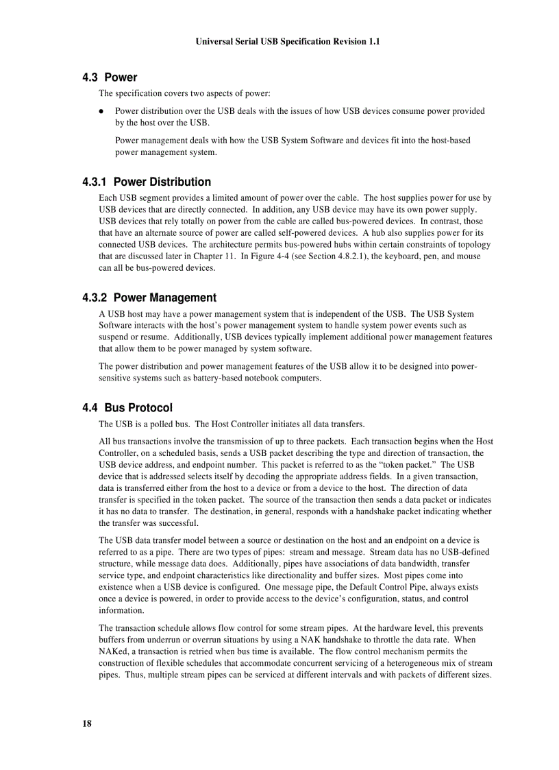 image for page Universal Serial Bus Specification