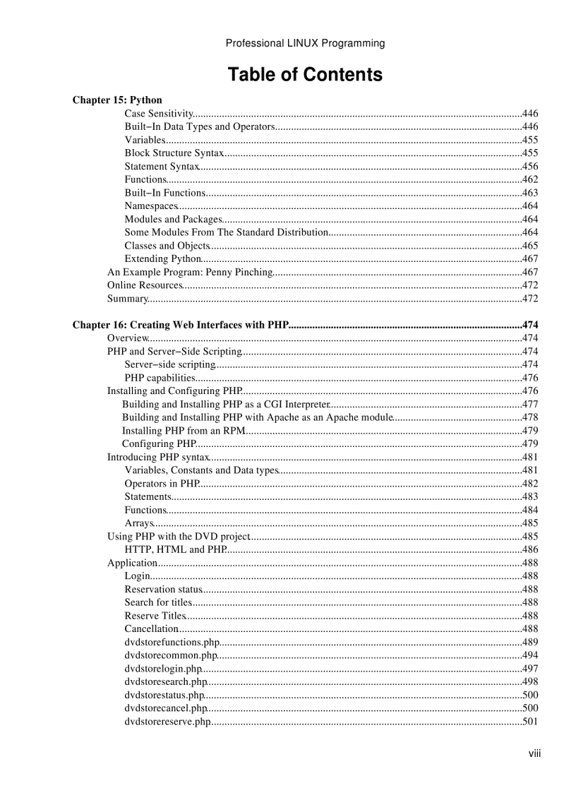 image for page Professional Linux Programming