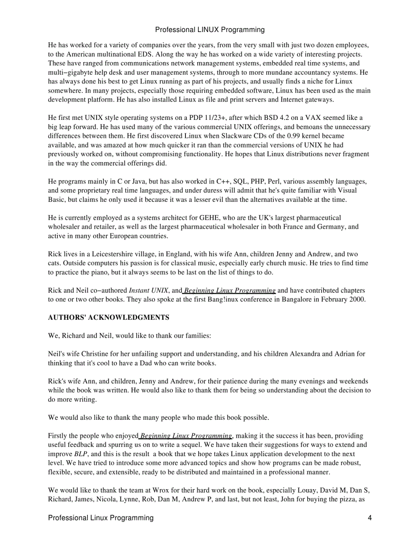 image for page Professional Linux Programming