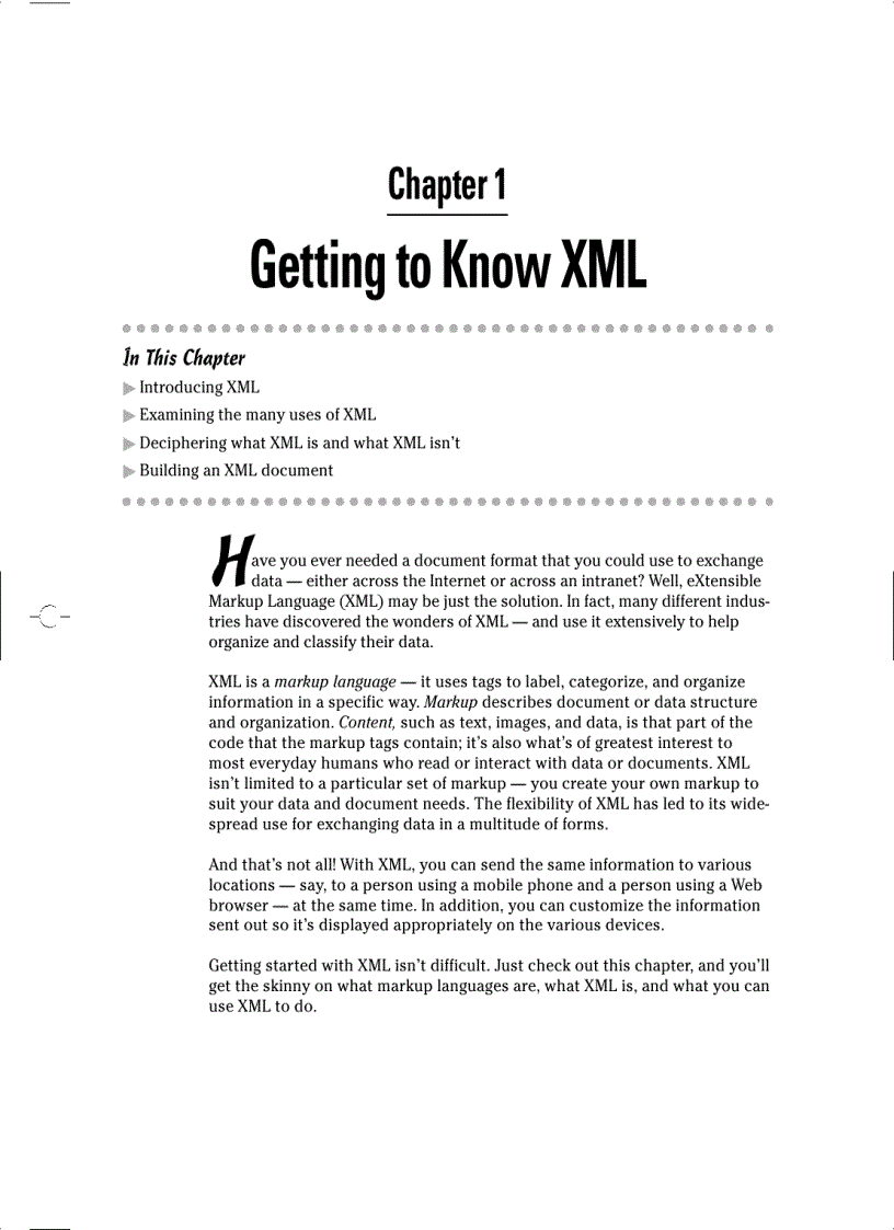 image for page XML for Dummies