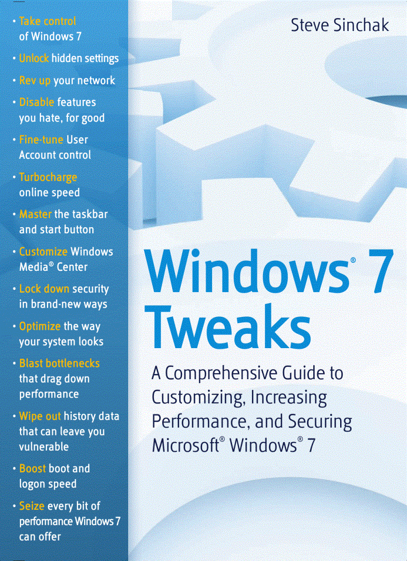 image for page Windows 7 Tweaks