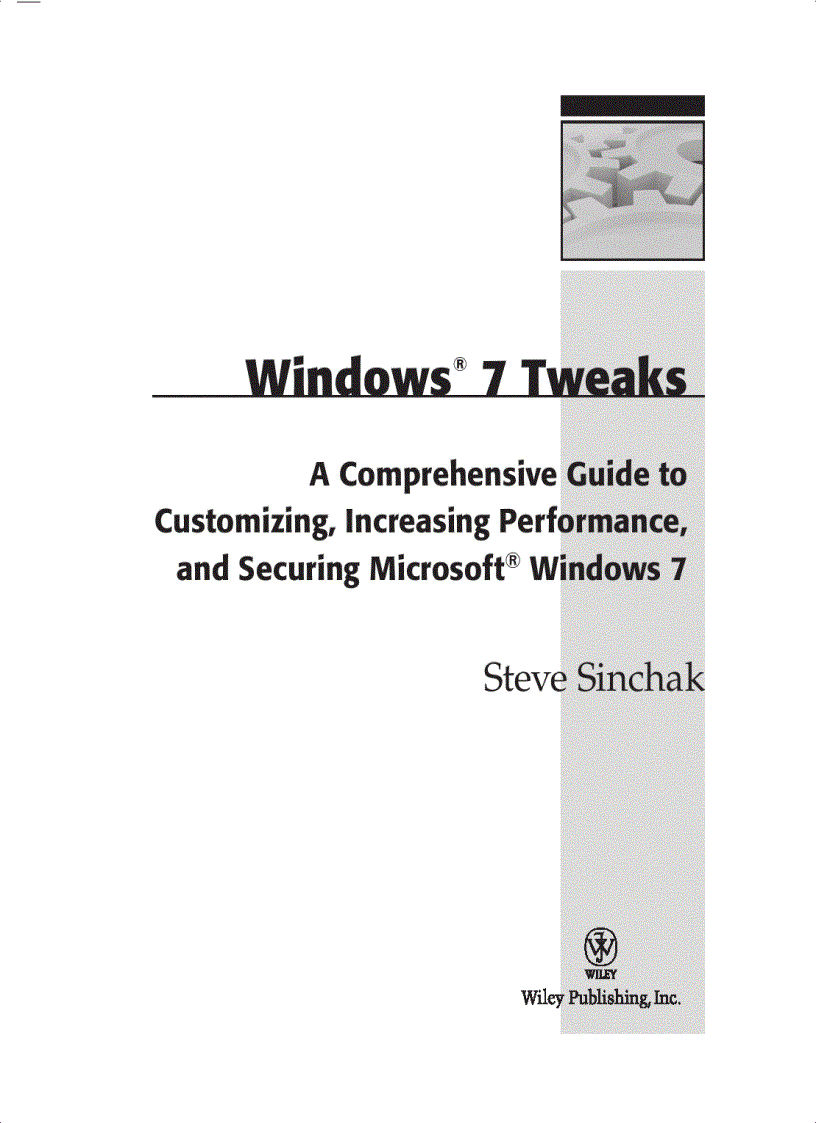 image for page Windows 7 Tweaks