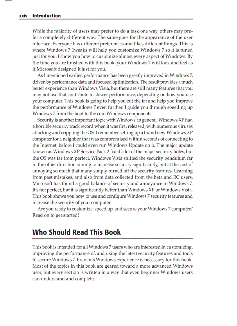 image for page Windows 7 Tweaks