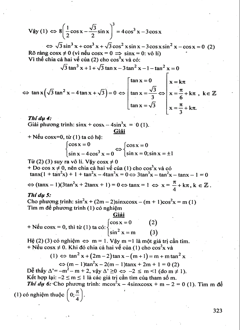 image for page Bài giảng về phương trình bất phương trình lượng giác ôn thi đại học môn toán