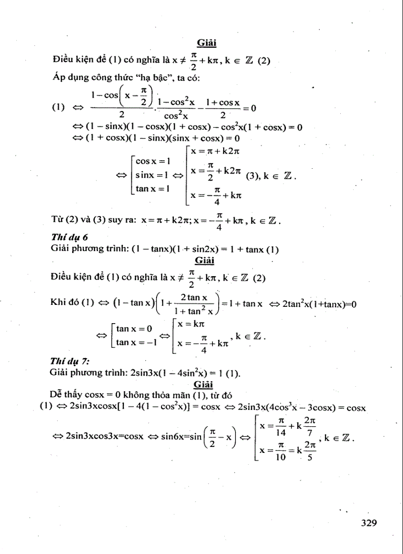 image for page Bài giảng về phương trình bất phương trình lượng giác ôn thi đại học môn toán
