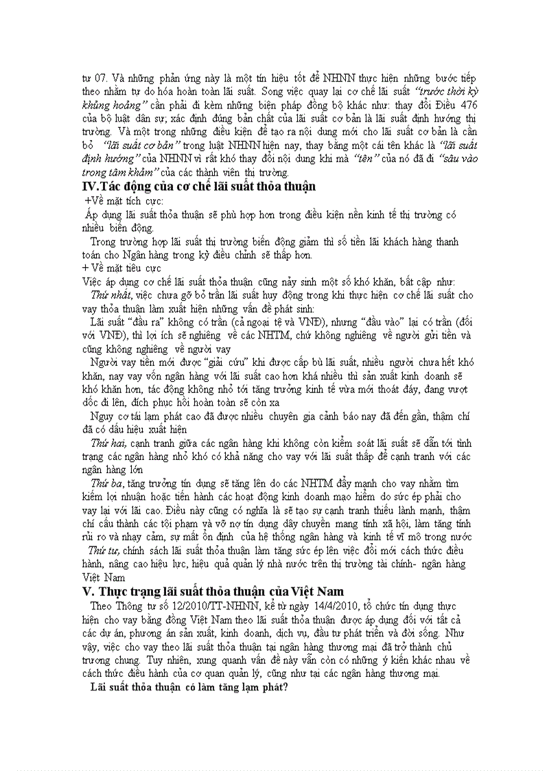 image for page Lãi suất thảo thuận