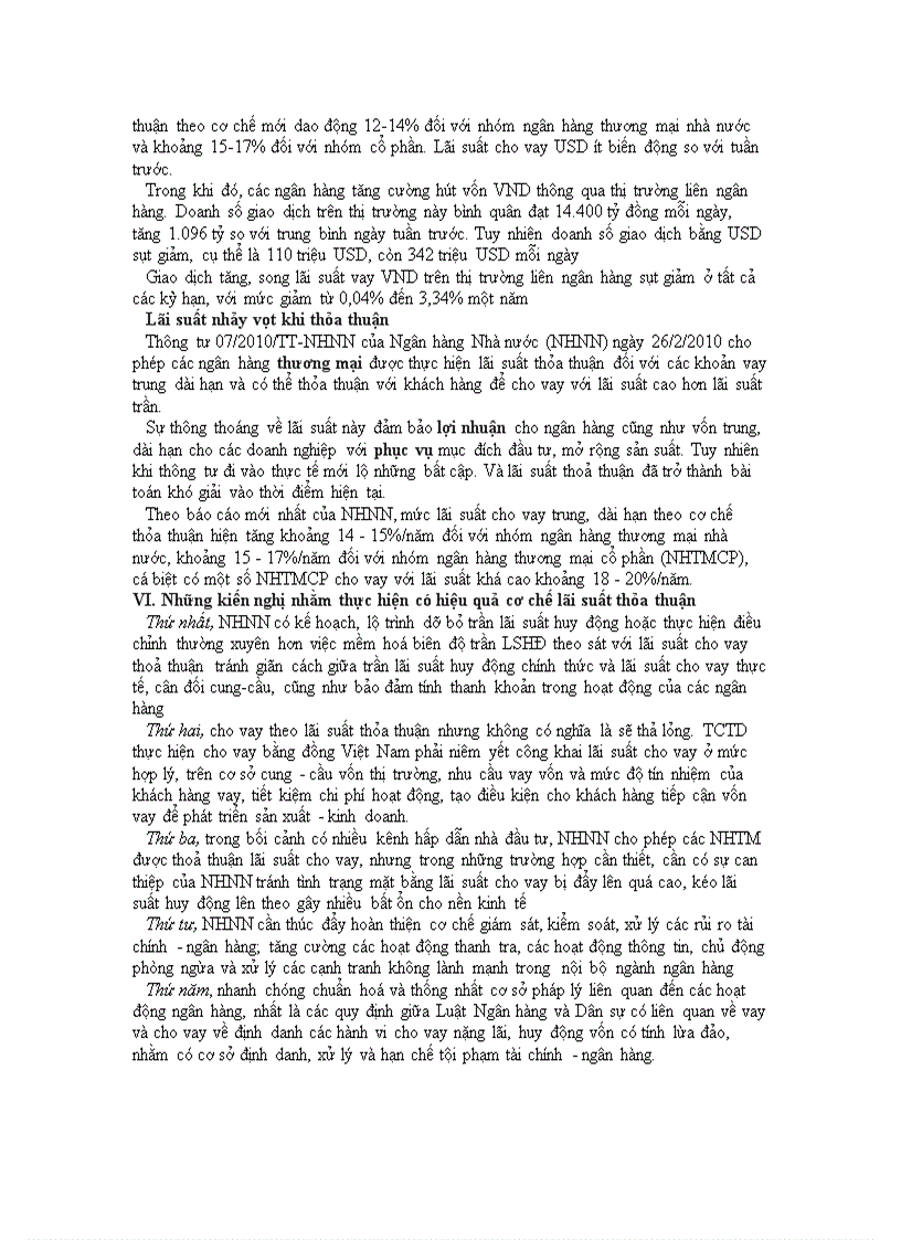 image for page Lãi suất thảo thuận