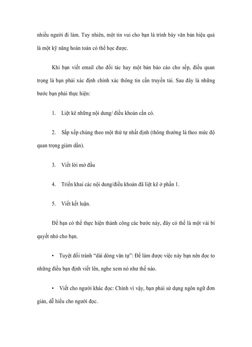 image for page Có thể học được kỹ năng trình bày văn bản hay không