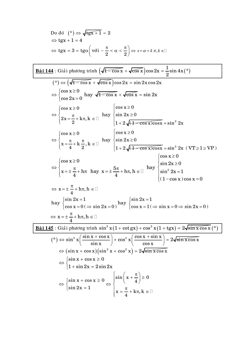 image for page Phương trình lượng giác chứa căn và phương trình lượng giác chứa giá trị tuyệt đối
