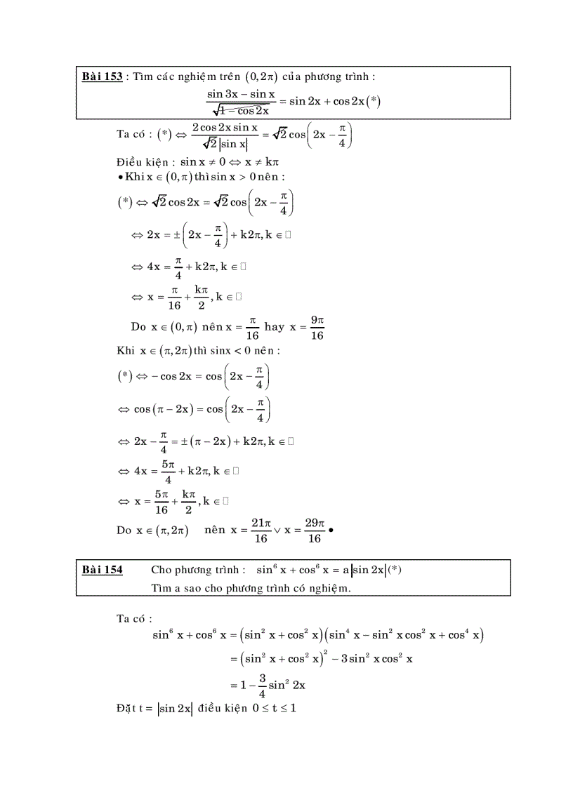 image for page Phương trình lượng giác chứa căn và phương trình lượng giác chứa giá trị tuyệt đối