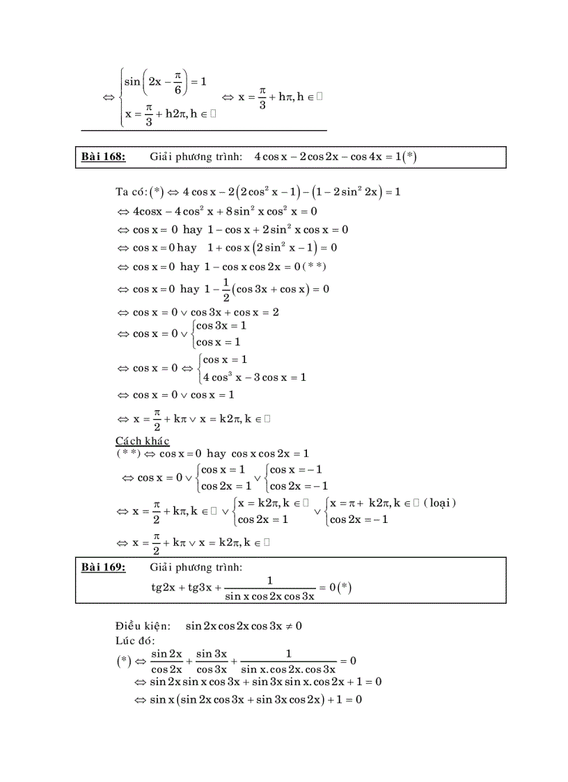 image for page Phương trình lượng giác không mẫu mực