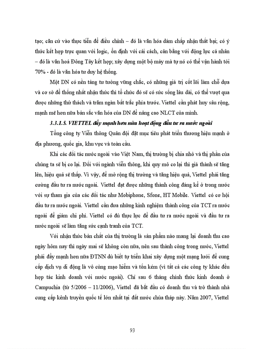 image for page Nâng cao năng lực cạnh tranh của Tổng công ty Viễn thông Quân đội