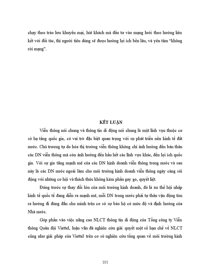 image for page Nâng cao năng lực cạnh tranh của Tổng công ty Viễn thông Quân đội