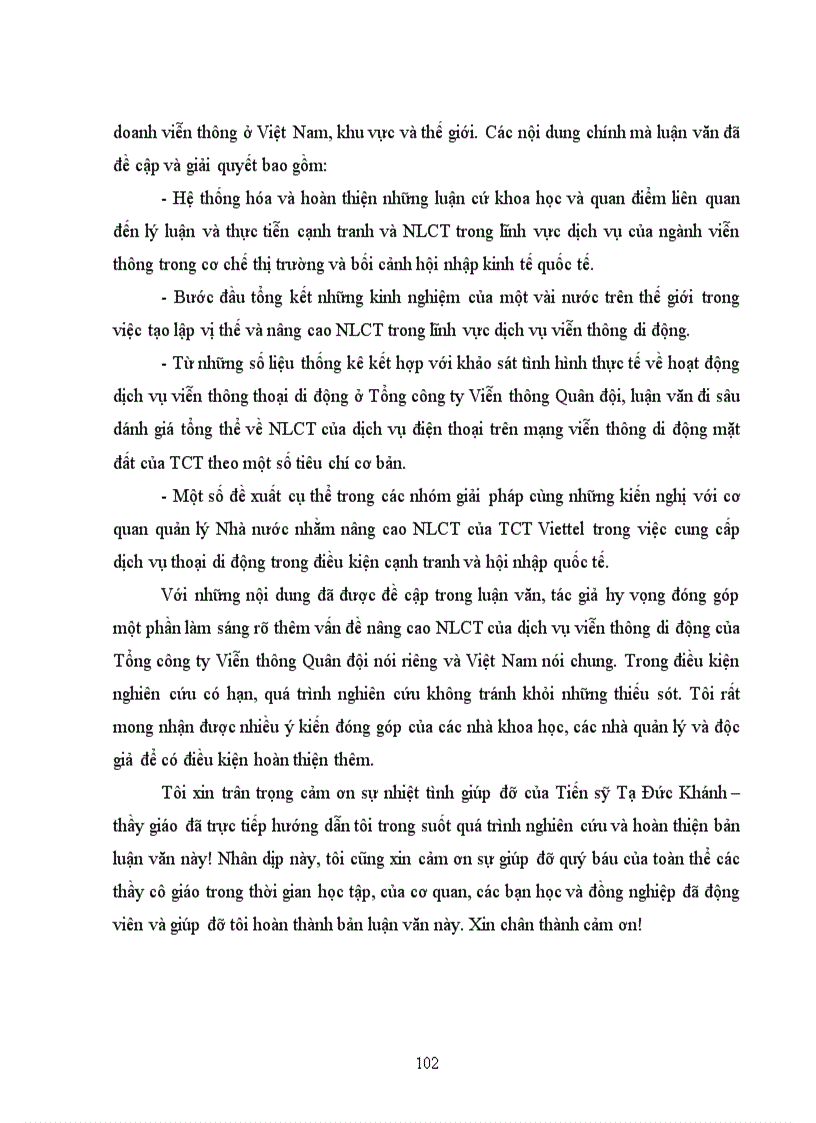 image for page Nâng cao năng lực cạnh tranh của Tổng công ty Viễn thông Quân đội