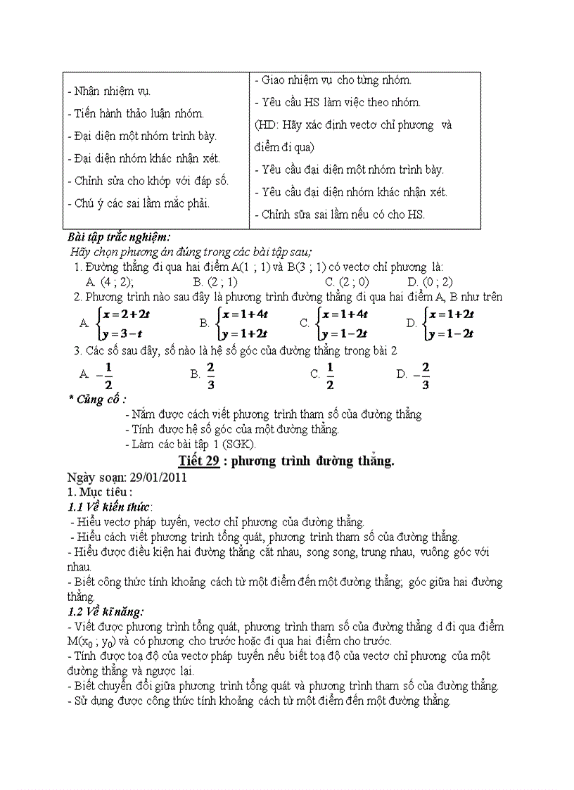 image for page Hình học Phương trình đường thẳng